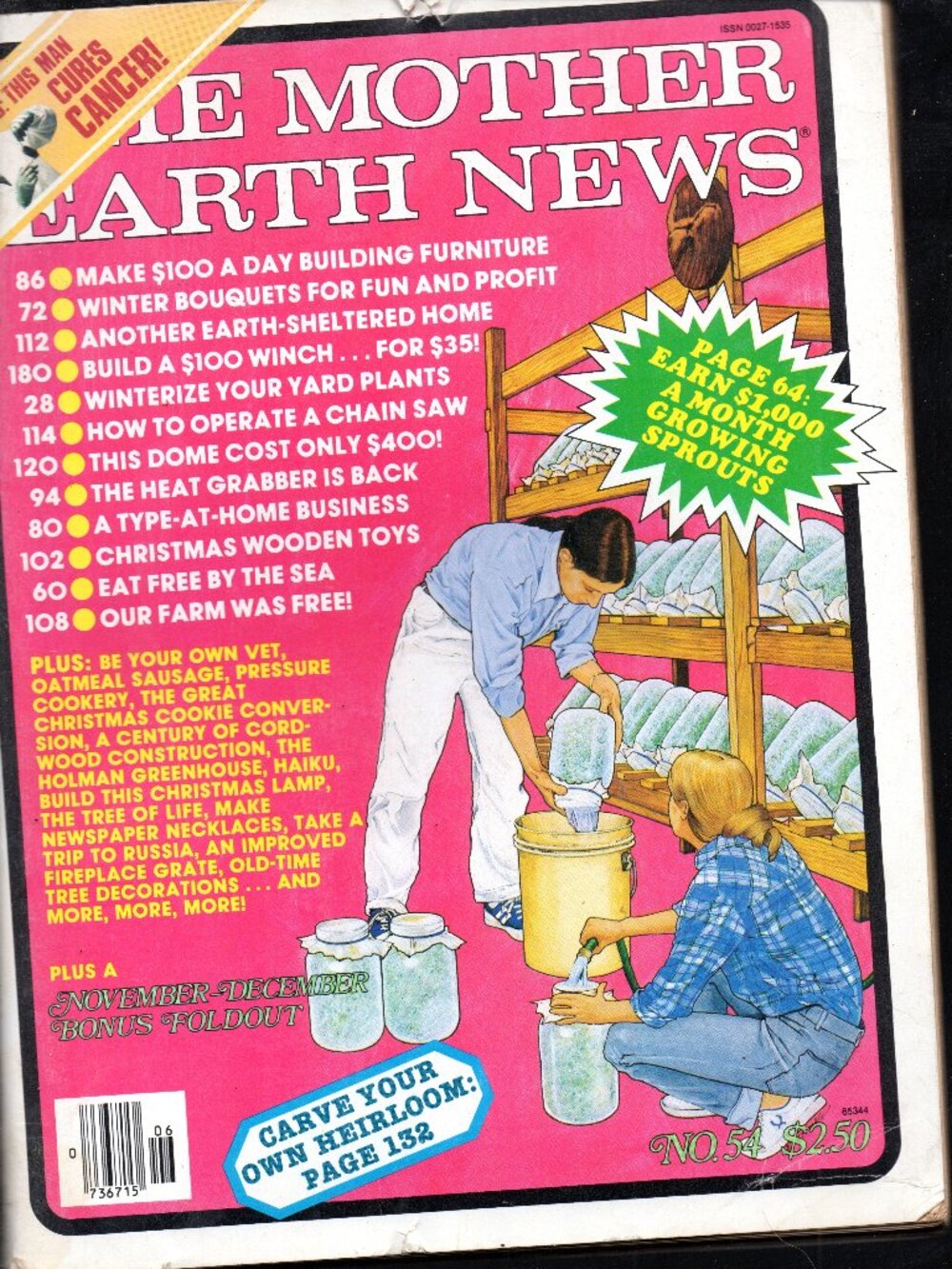 Mother Earth News Magazine - 1978